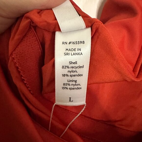 Andie The Luzon One Piece Swimsuit Chili Pepper Red Women's Size Large - Picture 7 of 9